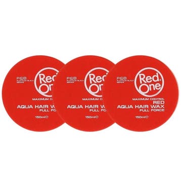 Red One Full Force Aqua Wax Rood 3x150ml, Sieraden, Tassen en Uiterlijk, Uiterlijk | Haarverzorging, Ophalen of Verzenden, Nieuw