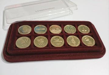 Olympische Spelen - Volledige collectie 22k goudmunten -, Nieuw