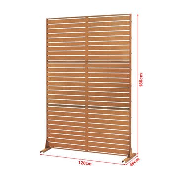 Scheidingswand Nodepp privacyscherm 180x120x40 cm patina cas, Verzenden, Nieuw