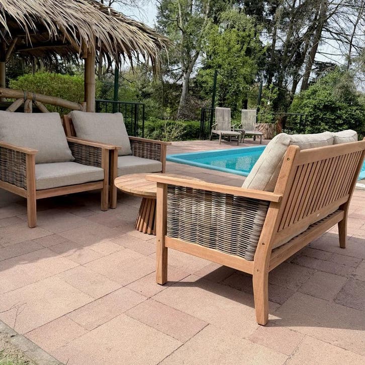 Tuinset MalagaTuinmeubelen, Tuin en Terras, Tuinsets en Loungesets, Ophalen of Verzenden