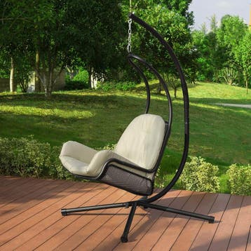 2dekans | SoBuy Hangstoel incl. Frame - Max. 150 kg - 103 x, Ophalen of Verzenden, Zo goed als nieuw