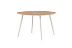 Ronde Tuintafel  Roos Beige –  Polywood 120 cm The Outsider, Verzenden, Nieuw