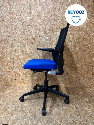 Bureaustoel Ahrend 2020 Verta - blauw - re-use, Nieuw in verpakking
