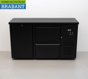 HCB Backbar Barkoeling 1 deur en 2 laden 280 liter 146,5 cm, Zakelijke goederen, Horeca | Keukenapparatuur, Ophalen of Verzenden