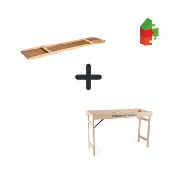 Set Sjoelbak Heemskerk HS-30 + Sjoeltafel (Sjoelbakken), Ophalen of Verzenden, Nieuw
