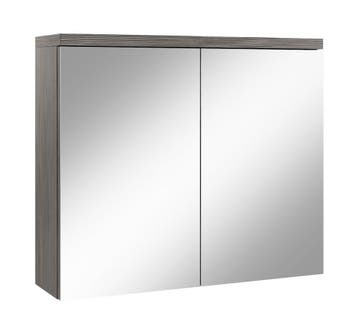 Spiegelkast Toledo 80 x 20 x 60 cm Gijs Eiken Badkamerkast, Verzenden, Nieuw, Spiegelkast