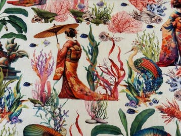 GCFabrics Exclusive – Artistieke katoenen stof Ocean