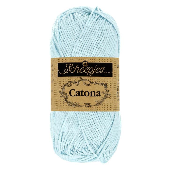 Scheepjes Catona - 10g - 509 Baby Blue, Hobby en Vrije tijd, Breien en Haken, Breien of Haken, Nieuw, Wol of Garen, Ophalen of Verzenden