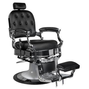 Gabbiano Ernesto Barber Chair Black – Hydraulisch – Luxe, Ophalen of Verzenden