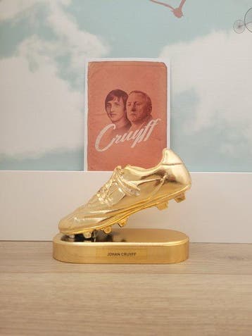 Johan Cruyff - Gouden Schoen-trofee + fotografie, Verzamelen, Nieuw