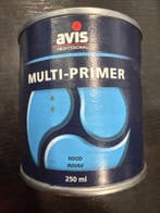 Avis multi primer - rood - 0,25 liter, Nieuw, Ophalen of Verzenden, Verf, Minder dan 5 liter