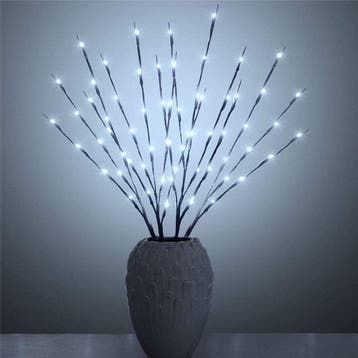 Kerst wilgentakken set - 20 LEDs - Koud wit, Ophalen of Verzenden, Nieuw