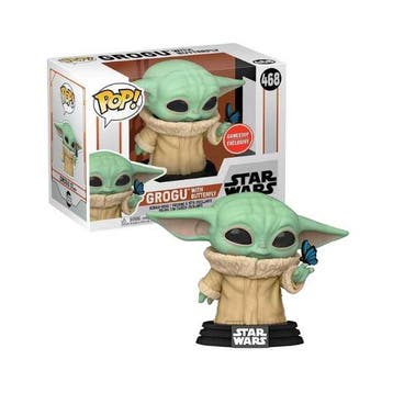 Funko Pop! Star Wars - Grogu With Butterfly #468 Gamestop, Verzenden, Nieuw