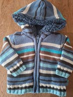 Dixie Comfort gebreid vestje in blauw met kleurrijke strepen, Kinderen en Baby's, Zo goed als nieuw, Dixie Comfort Babywear, Jongetje