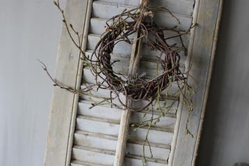Namaak takkenkrans Betula knop 20 cm, Ophalen of Verzenden, Nieuw