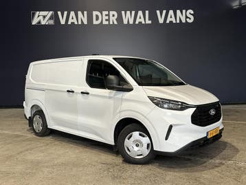 Ford Transit Custom 2.0 TDCI L1H1 Euro6 Airco | Camera | App, Stof, Gebruikt, Wit, Dealer onderhouden
