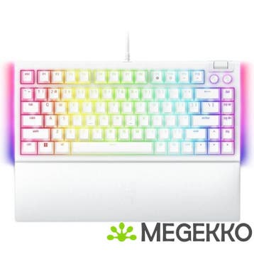 Razer BlackWidow V4 75% Wit - Razer Orange, Computers en Software, Toetsenborden, Verzenden, Nieuw, Razer
