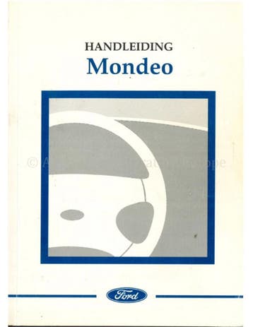 1999 FORD MONDEO INSTRUCTIEBOEKJE NEDERLANDS, Auto diversen, Handleidingen en Instructieboekjes