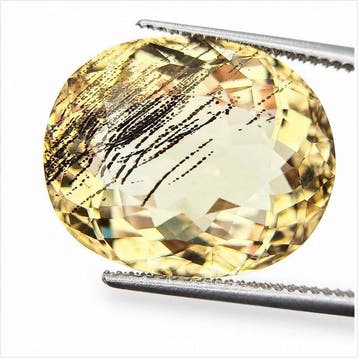 Zonder minimumprijs - 1 pcs Geel Scapoliet - 20.30 ct -, Nieuw