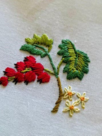 Vintage Lindhorst „Tutti Frutti“ Tischwäsche-Set: Große