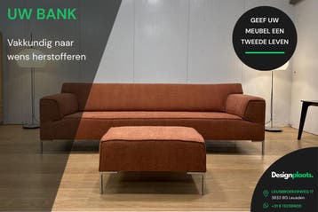 Bank Opnieuw Bekleden | Als Nieuw, Huis en Inrichting, Banken | Bankstellen, Ophalen, Nieuw, Stof, Design on Stock Minotti B&B Italia Gelderland Leolux