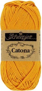 Scheepjes Catona 50 gram - 249 Saffron, Verzenden, Nieuw