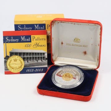 Australië. 10 Dollars 2003 - Sydney Mint Pattern 150 Years