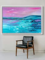 Luca Domiro - PINK HORIZON THEORY (Large original painting)