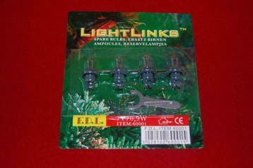 4 Gloeilamp reservelampjes voor FDL Light Links, Diversen, Ophalen of Verzenden, Nieuw