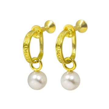Mikimoto - Oorbellen - 18 karaat Geel goud, Nieuw