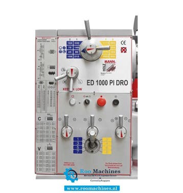 Draaibank metaal Holzmann ED1000PIDIG_400V met digitaal