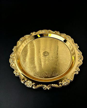 Dienblad - Versace Decoratief Dienblad - Verguld, Nieuw