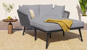 Comfortabele Tuinbank met Kussens voor Balkon en Terras, Tuin en Terras, Tuinbanken, Verzenden, Nieuw
