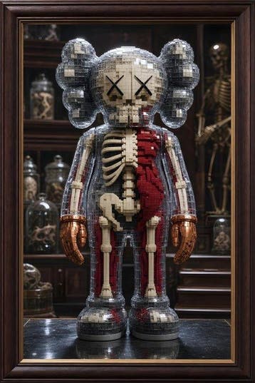 daveY - KAWS LEGO – Anatomy & Bone, Nieuw