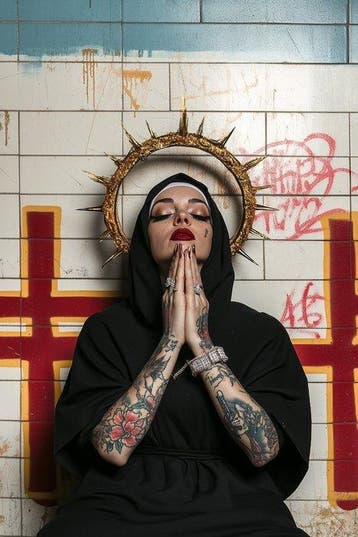CREATIVE_HUB - Gothic profane Nun