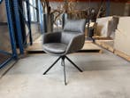 Veiling - Eetkamerstoel Nola (set van 4)-draaibaar-microlede, Nieuw