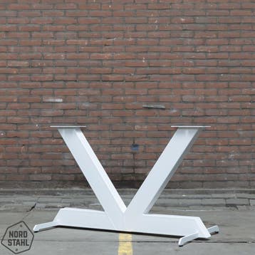Stalen onderstel tafel - V leg - Nordstahl, Verzenden, Nieuw