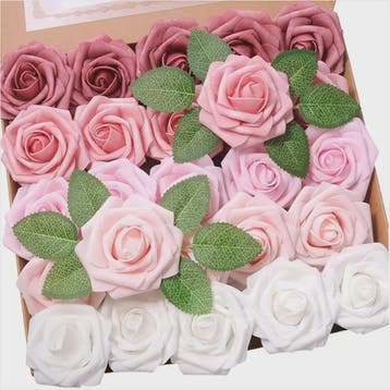 Kunst Rozen Foam - Set van 10 tot 100 Stuks - Decoratie Brui, Verzenden, Nieuw