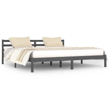 Houten Bed 200x200 Modern | Laatste Stuk! - 84% Korting, Huis en Inrichting, Slaapkamer | Bedden, Rustiek, Ophalen of Verzenden