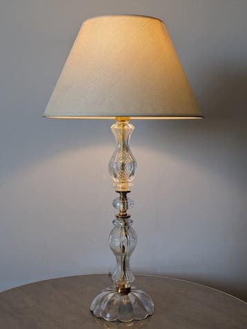 Artelight - Lamp - Kristal - glas - messing - goudverguld