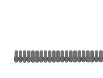Verdeelstrip lengte 1104mm hoogte 45mm grijs, Ophalen of Verzenden, Nieuw