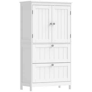 Badezimmerschrank Mit 2 Schubladen, Freistehend, Mit Verstel, Verzenden, Nieuw