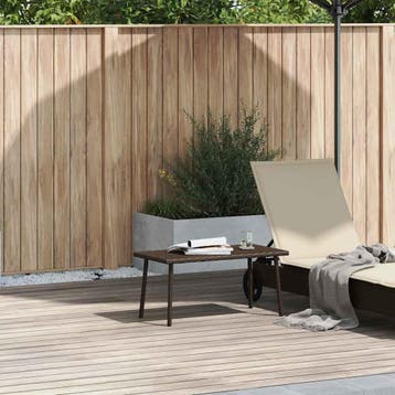vidaXL Tuin salontafel rechthoekig 80x40x37 cm poly rattan, Tuin en Terras, Verzenden, Nieuw