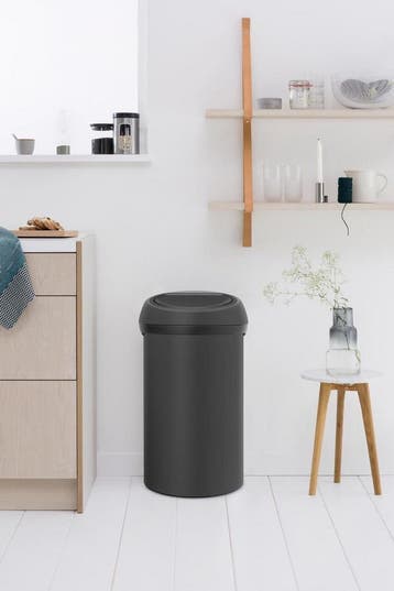 Brabantia Touch Bin Prullenbak - 60 liter - Mineral Infinite, Ophalen of Verzenden, Zo goed als nieuw