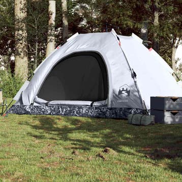 vidaXL Tent 5-persoons snelontgrendeling verduisterende stof, Verzenden, Nieuw, Tot en met 2