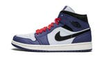 Jordan 1 Mid Deep Royal Blue Black, Nieuw