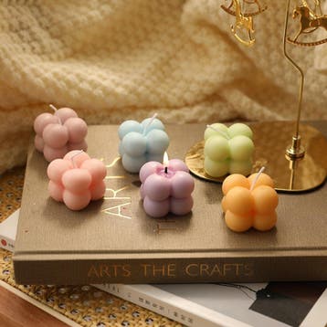 Mini Kubus Aromatherapie Kaars voor Decoratie en Sfeer, Verzenden, Nieuw