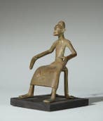 Een bronzen beeld. - Fon - Benin (Zonder minimumprijs)