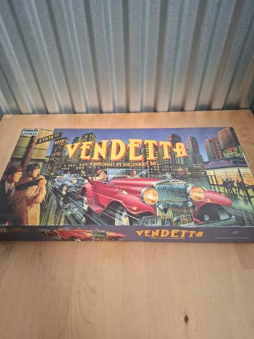 Vendetta Chicago in de jaren 30 bordspel Parker compleet net, Hobby en Vrije tijd, Gezelschapsspellen | Bordspellen, Een of twee spelers