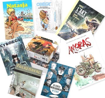 Veiling  stripboeken - STRIPBTEASER 1 OKT. 2026 - 20.00 uur, Boeken, Ophalen of Verzenden, Zo goed als nieuw, Diversen, Meerdere stripboeken